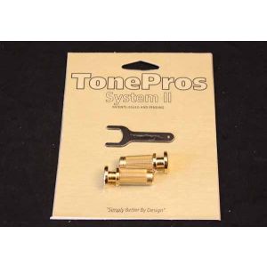 Tone Pro's Sprs2-Gld Prs Lock Studs Gld