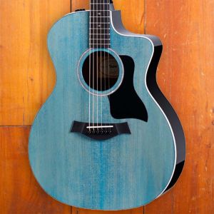 Taylor Limited Edition 214ce-DLX Trans Blue Top