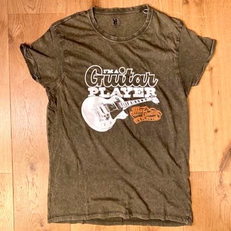 Max Guitar I'm A Guitar Player Les Paul Shirt,Olive, M